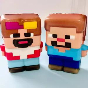 마인크래프트 스퀴시 픽셀 학생 선물 크리퍼 장난감 스퀴쉬 게임 캐릭터