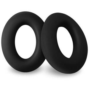 보스 콰이어트컴포트용 지오무 실리콘 이어패드 QC45 QC35 I II QC25 QC15 AE2 헤드폰 교체 이어 쿠션 커버(블랙)