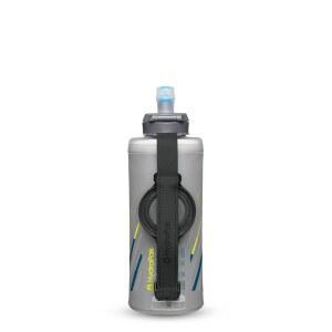 HydraPak 스카이플라스크 속도 - 접이식 휴대용 러닝 물병(350ml, 500ml, 500ml 단열) 조절 가능한 스트랩, 가벼운 방수 캡