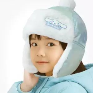 여아 방한 귀도리 모자 키즈 캐릭터 귀마개 털모자 귀도리 겨울 귀여운