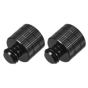 MECCANIXITY 2PCS 마이크 스탠드 어댑터 M10 암수에서 3/8 수컷 나사산 스탠드와 카메라 삼각대 마운트 연결