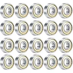10pcs 608 688 ZZ 스케이트 보드 베어링 이중 차폐 볼 베어링 롱 보드 롤러 스케이트 용 소형 교체 부품