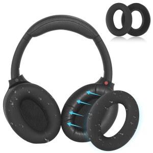 소니 1000XM4 WH-CH720N WH-XB910N ULT WEAR용 ADHIPER 실리콘 스웨트 커버 BOSE 700 및 QUIETCOMFORT 울트라 헤드폰용 케이스 프로텍터 이어 패드 커버 헤드폰 액세서리(블랙)