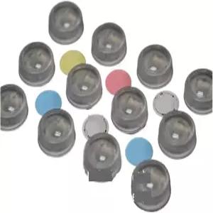 기타 이펙트 페달용 풋스위치 토퍼 플라스틱 노브 프로텍터 12PCS