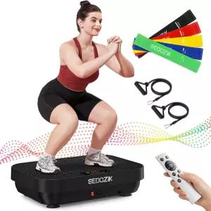 SEDOZIK 진동판 운동기구 림프 배액량 감량을 위한 450파운드 용량의 전신 진동 플랫폼 블루투스 기능 포함