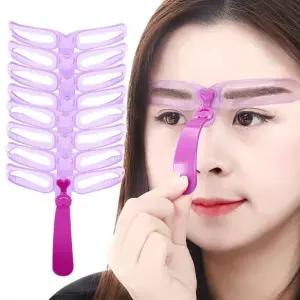 여자눈썹그리기 눈썹틀 8종