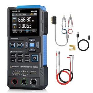 FNRSI LC1020E LCR 미터 19999 카운트 저항 인덕터 커패시터 테스터 자동 구성 요소 감지 ESR /Q /D / /X 측정 2.8 U201D 컬러 TFT 듀얼 파라미터 디스플레이 정렬 및 열기/짧은 보정