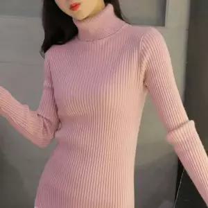 [하프클럽/]이쁘다요 스웨터 티셔츠 겨울 기본 목폴라 카키 퍼플 여성 니트