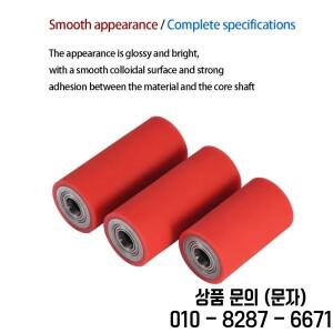 내마모성 PU 고무 및 실리콘 휠 50A 경도 ID12 20mm 이중 베어링 아이들러