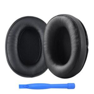 HYPERX CLOUD STINGER /CLOUD FLIGHT /CLOUDX II III ALPHA CORE /MIX 헤드셋 - 메모리 폼 및 단백질 PU 이어 패드 쿠션 U2013 블랙