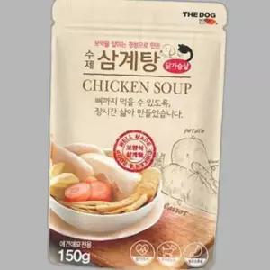 더독 반려동물 수제 삼계탕 150g 화식 반려견 영양