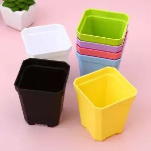 다육이 미니화분 식물 인테리어 사각 슬릿 플라스틱화분 7x8cm 소형