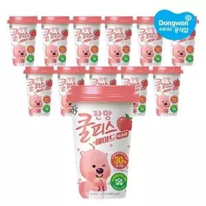 [동원] 소와나무 쿨피스 에이드 복숭아 300ml x 12개