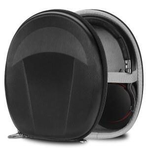소니 WH-CH720N /CH520 /ULT900N MDRZX750BN과 호환되는 지크리아 쉴드 헤드폰 케이스 케이블 보관용 보호 하드 쉘 여행용 가방 교체(블랙)