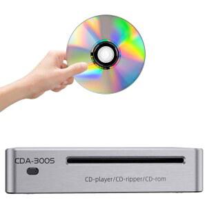 고해상도 오디오 CD 플레이어 리핑 기능 포함 가정용 외장 드라이브 리퍼 전송 USB 휴대용 플레이어 - 원클릭
