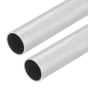 MECCANIXITY 2 PCS 304 스테인리스 스틸 튜브 12MM OD 0.5MM 벽 두께 254MM 산업 기계 홈 데코 DIY 공예 모델용 원형 금속 파이프 튜브