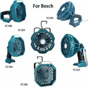 3W 램프가있는 14.4-18V 리튬 배터리가있는 Bosch 용 다기능 조명 팬 FC103 FC104 FC105 FC106 FC107 FC108