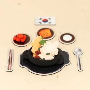 [꾸꾸까까]클레이 삼계탕 자석 학교 미술 준비물