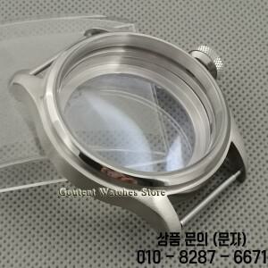 47mm 316L 스틸 케이스 실버 핏 ETA Sea gull Parnis 시계