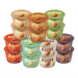 아리 ARIH 모던누들컵 7종 (간장버터,고추장버터,봉골레,트러플불고기 등) x2