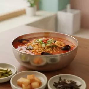 방짜 국수기 유기 냉면기 비빔밥 놋그릇 방짜유기 면기 비빔기 한식 19x6.5cm (중형)