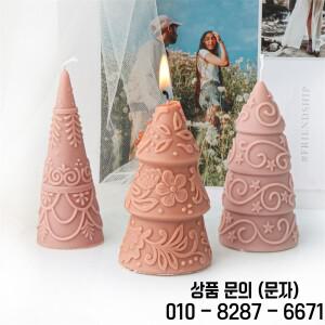크리스마스 트리 실리콘 양초 금형 회전 눈송이 라운드 스타 무늬 DIY 아로마 테라피 석고 장식