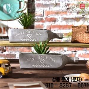 시멘트 화분 실리콘 몰드 다육 식물 콘크리트 가정용 가구 부품 병 모양 금형