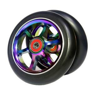 Z-FIRST 2PCS 교체 120MM 프로 스쿠터 휠과 ABEC 9 베어링 장착 MGP / RAZOR LUCKY PRO 스쿠터용