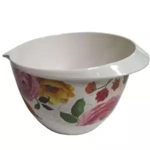 [골드스마일]플로럴 패턴 믹싱볼 샐러드 야채볼 베이킹믹싱볼 22cm