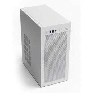 잘만 CUBIX 컴팩트 미니 타워 MATX PC 케이스 견고한 0.8T 스틸 섀시 마이크로 ATX DTX ITX SFX HTPC 소형 폼 팩터 섀시(USB 3.0 80MM 프리 인스톨 팬 포함) PSU 흰색 장착 가능