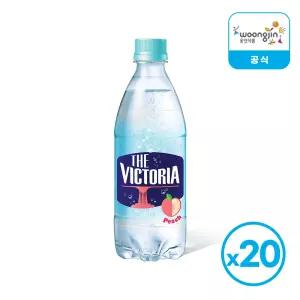 웅진 더빅토리아 탄산수 복숭아 500ml 20개