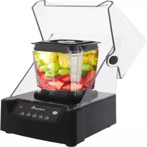2200W 상업용 방음 스무디 머신 쉐이크 주스 냉동 음료 가정용 주방 레스토랑용 전문 블렌더 1.8L 대용량