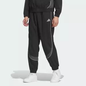 매장정품 ADIDAS 아디다스 브랜드 러브 루스 핏 라이트 우븐 풀 렝스 엘라스틱 커프 팬츠 KF1337 KF1337_IC