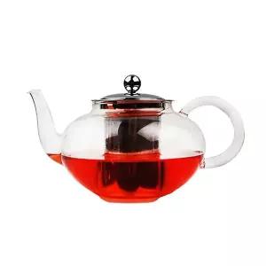클래식 투명유리티포트 차티팟 스테인레스필터 900ml
