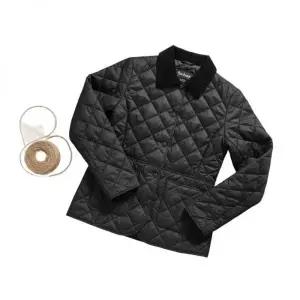 [바버] 데브론 퀼팅 자켓 블랙 올리브 LQU1012 BK91 157135818