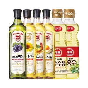 사조해표 식용유 900ml 3병 모음 콩기름/카놀라유/포도씨유/해바라기씨유/올리브유
