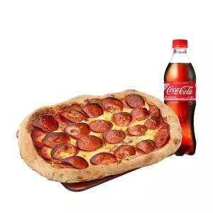 [피자알볼로] 통밀페페로니피자 L + 코카콜라 500ml