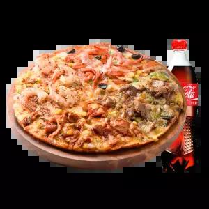 [피자알볼로] 팔도피자 L + 코카콜라 1.25L