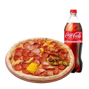 [피자알볼로] 페페로니팔자피자 L + 코카콜라1.25L