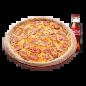 [피자알볼로] 베이컨체다치즈피자 R + 코카콜라 500ml