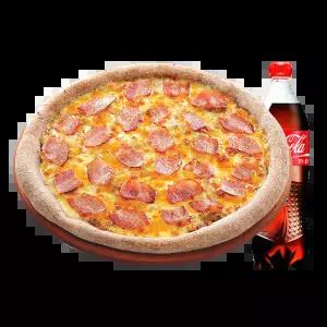 [피자알볼로] 베이컨체다치즈피자 L + 코카콜라 1.25L