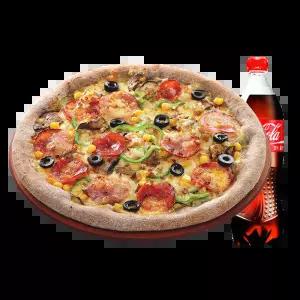 [피자알볼로] 콤비네이션피자 L + 코카콜라 1.25L