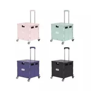 4바퀴 카트 접이식 쇼핑 카트 핸드 카트 대형