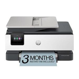 OfficeJet Pro 8125e 무선 올인원 컬러 잉크젯 프린터 인쇄 스캔 복사 ADF 듀플렉스 프린팅 베스트 포 홈 오피스 3개월 즉석 잉크 평가판 포함 AI 지원(405T6A)