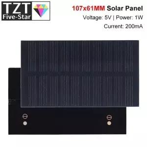 스마트 전자 태양 패널 1W 5V DIY 소형 휴대 전화 충전기 홈 조명 등