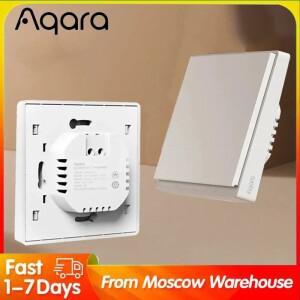 Aqara E1 스마트 벽 스위치 무선 Zigbee 3.0 Xiaomi Mi Home APP 용 중립 원 키 원격 제어 없음/없음