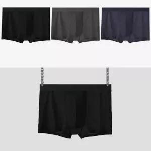 남자 아이스 심리스팬티 쿨링 사각 드로즈 여름속옷