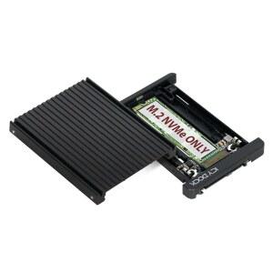 ICY DOK M.2 PCIe 3.0 / 4.0 NVMe SSD에서 2.5인치 U.2 SSD 컨버터 히트싱크 장착 어댑터 | EZConvert MB705M2P-B