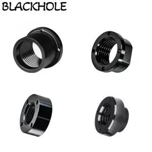 M12 M15 자전거 프레임/포크 용 스루 액슬 너트 1.5P 도로 샤프트 MTB 카본 꼬치 나사 부품