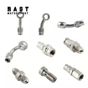 AN3 오토바이 모터 자전거 유압 브레이크 호스 라인 밴조 피팅 m10x1 스테인레스 스틸 10mm